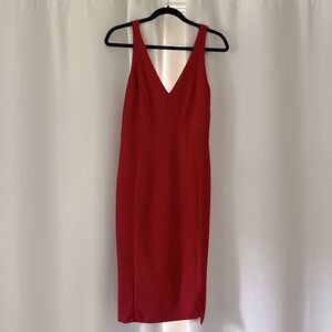 Red Midi Bodycon